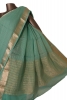 Pure Checks Zari Georgette Silk Saree